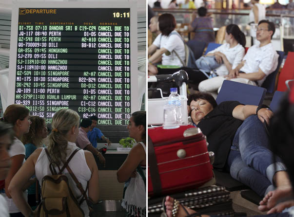 Erupsi Gunung Rinjani, Bandara Ngurah Rai dan Lombok Ditutup